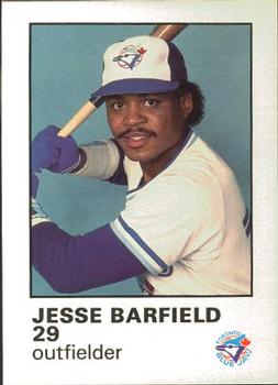 1987 Toronto Blue Jays Fire Safety #NNO Jesse Barfield Front