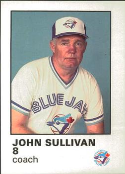 1987 Toronto Blue Jays Fire Safety #NNO John Sullivan Front