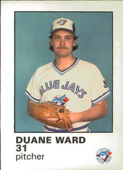 1987 Toronto Blue Jays Fire Safety #NNO Duane Ward Front