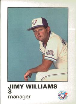 1987 Toronto Blue Jays Fire Safety #NNO Jimy Williams Front