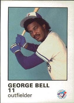 1987 Toronto Blue Jays Fire Safety #NNO George Bell Front