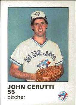 1987 Toronto Blue Jays Fire Safety #NNO John Cerutti Front
