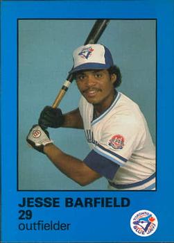 1985 Toronto Blue Jays Fire Safety #NNO Jesse Barfield Front