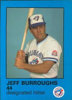 1985 Toronto Blue Jays Fire Safety #NNO Jeff Burroughs Front