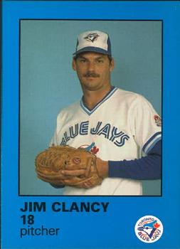 1985 Toronto Blue Jays Fire Safety #NNO Jim Clancy Front