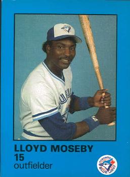 1985 Toronto Blue Jays Fire Safety #NNO Lloyd Moseby Front