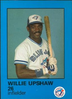 1985 Toronto Blue Jays Fire Safety #NNO Willie Upshaw Front