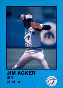 1984 Toronto Blue Jays Fire Safety #NNO Jim Acker Front