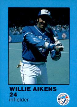 1984 Toronto Blue Jays Fire Safety #NNO Willie Aikens Front