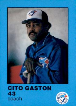 1984 Toronto Blue Jays Fire Safety #NNO Cito Gaston Front