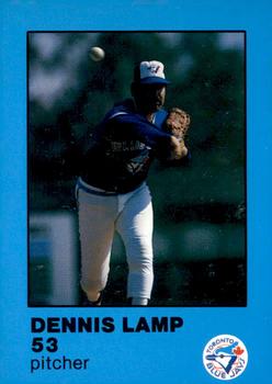 1984 Toronto Blue Jays Fire Safety #NNO Dennis Lamp Front