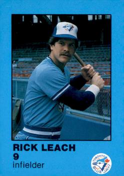 1984 Toronto Blue Jays Fire Safety #NNO Rick Leach Front