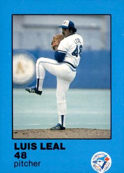 1984 Toronto Blue Jays Fire Safety #NNO Luis Leal Front