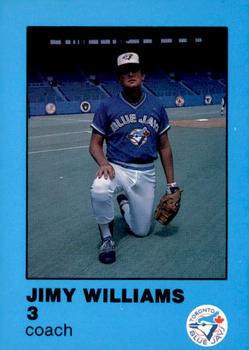 1984 Toronto Blue Jays Fire Safety #NNO Jimy Williams Front