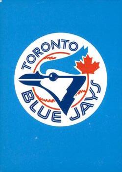 1984 Toronto Blue Jays Fire Safety #NNO Header / Checklist Front