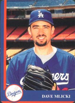 1998 Mother's Cookies Los Angeles Dodgers #16 Dave Mlicki Front
