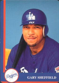 1998 Mother's Cookies Los Angeles Dodgers #5 Gary Sheffield Front