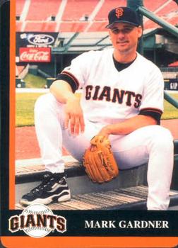 1998 Mother's Cookies San Francisco Giants #12 Mark Gardner Front