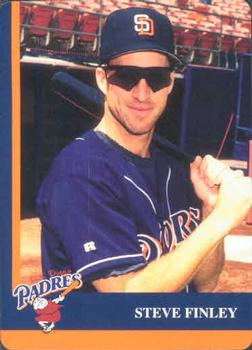 1998 Mother's Cookies San Diego Padres #8 Steve Finley Front