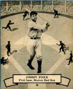 1937 O-Pee-Chee Batter Ups (V300) #106 Jimmie Foxx Front