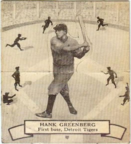 1937 O-Pee-Chee Batter Ups (V300) #107 Hank Greenberg Front