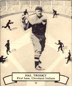 1937 O-Pee-Chee Batter Ups (V300) #113 Hal Trosky Front