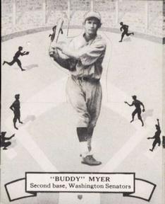 1937 O-Pee-Chee Batter Ups (V300) #114 Buddy Myer Front