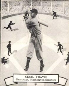 1937 O-Pee-Chee Batter Ups (V300) #126 Cecil Travis Front