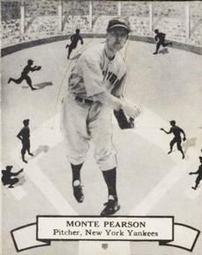 1937 O-Pee-Chee Batter Ups (V300) #131 Monte Pearson Front