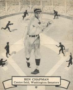 1937 O-Pee-Chee Batter Ups (V300) #130 Ben Chapman Front
