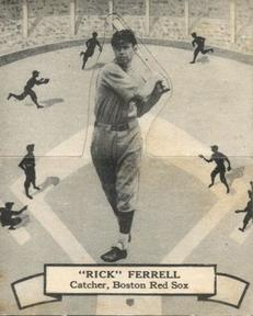 1937 O-Pee-Chee Batter Ups (V300) #132 Rick Ferrell Front