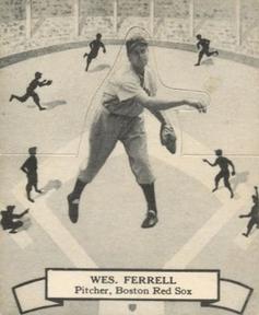 1937 O-Pee-Chee Batter Ups (V300) #138 Wes Ferrell Front