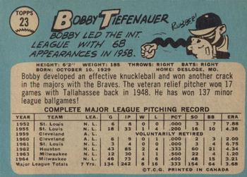 1965 O-Pee-Chee #23 Bob Tiefenauer | Trading Card Database