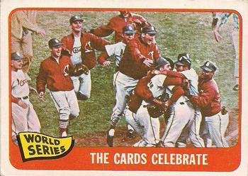 1965 O-Pee-Chee #139 World Series - The Cards Celebrate Front