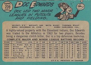 1965 O-Pee-Chee #239 Doc Edwards Back