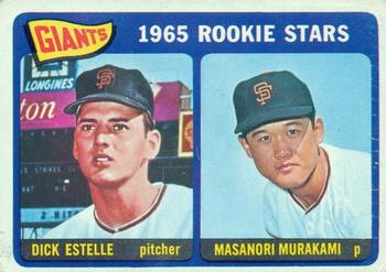 1965 O-Pee-Chee #282 Giants 1965 Rookie Stars (Dick Estelle / Masanori Murakami) Front