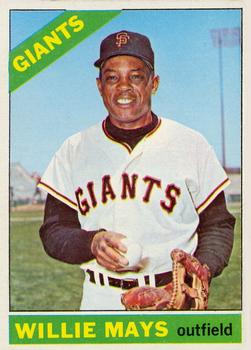 1966 O-Pee-Chee #1 Willie Mays Front