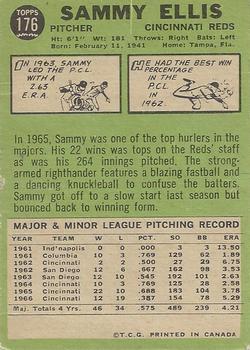 1967 O-Pee-Chee #176 Sammy Ellis Back