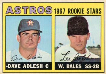 1967 O-Pee-Chee #51 Astros 1967 Rookie Stars (Dave Adlesh / Wes Bales) Front