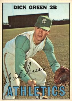 1967 O-Pee-Chee #54 Dick Green Front
