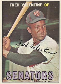 1967 O-Pee-Chee #64 Fred Valentine Front