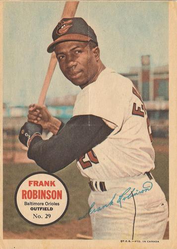 1968 O-Pee-Chee - Posters #29 Frank Robinson Front