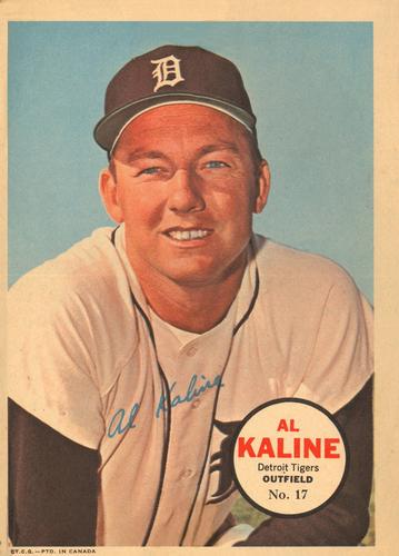 1968 O-Pee-Chee - Posters #17 Al Kaline Front
