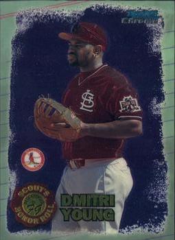 1997 Bowman Chrome - Scout's Honor Roll #SHR 1 Dmitri Young Front