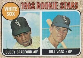 1968 O-Pee-Chee #142 White Sox 1968 Rookie Stars (Buddy Bradford / Bill Voss) Front