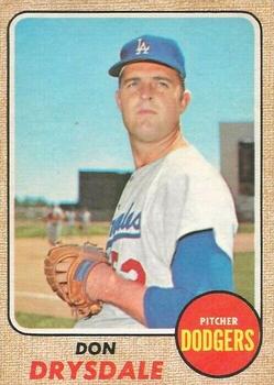 1968 O-Pee-Chee #145 Don Drysdale Front
