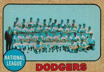 1968 O-Pee-Chee #168 Los Angeles Dodgers Front