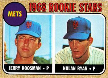 1968 O-Pee-Chee #177 Mets 1968 Rookie Stars (Jerry Koosman / Nolan Ryan) Front
