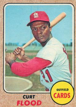 1968 O-Pee-Chee #180 Curt Flood Front
