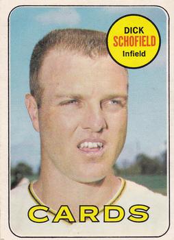 1969 O-Pee-Chee #18 Dick Schofield Front